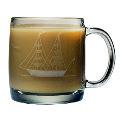 Grande tasse à café coupée à la main Wilde