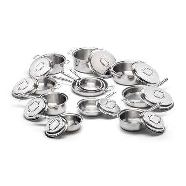  CRISTEL®, 18-10 Stainless Steel Set of 13 Piece Grey