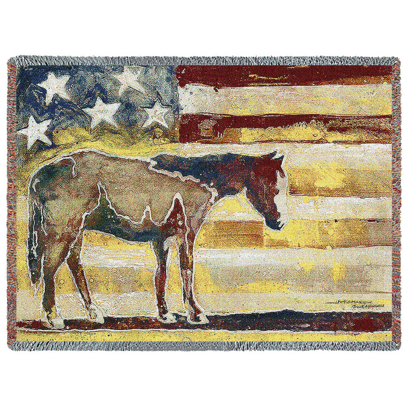 Jeté Pure Country Weavers Horse par Michael Swearngin