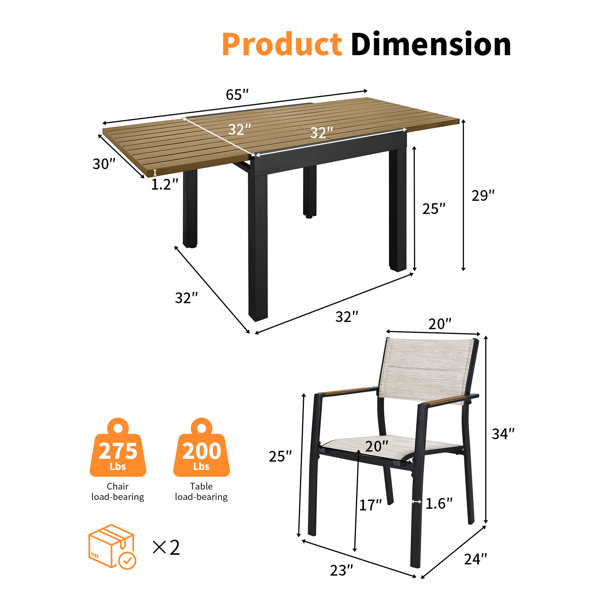 Dimensions du produit
