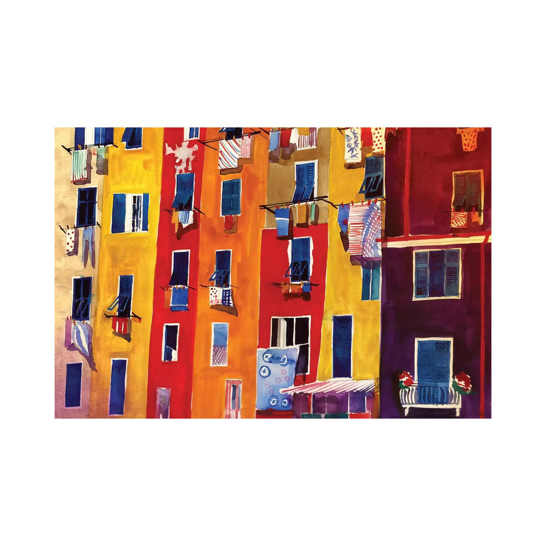 Portovenere by Maja Wronska - Wrapped Canvas Painting