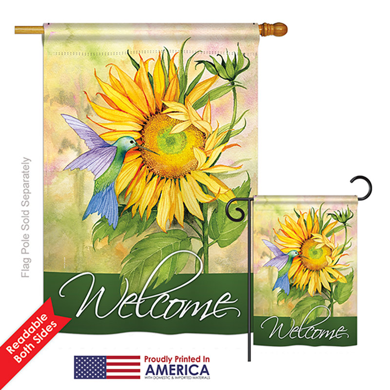 Ensemble de drapeaux verticaux en polyester 2 faces Paquel
