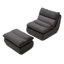 Fauteuil à billes ergonomique avec repose-pieds-1216430906