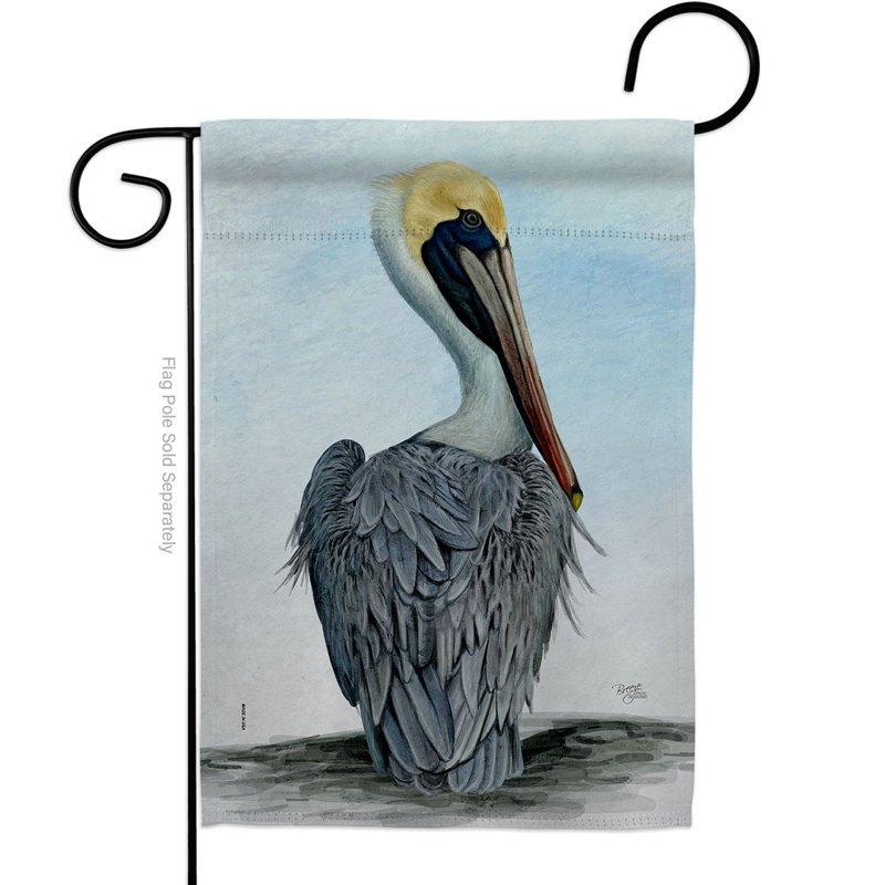 Drapeau de jardin à 2 côtés en polyester 18 x 13 po