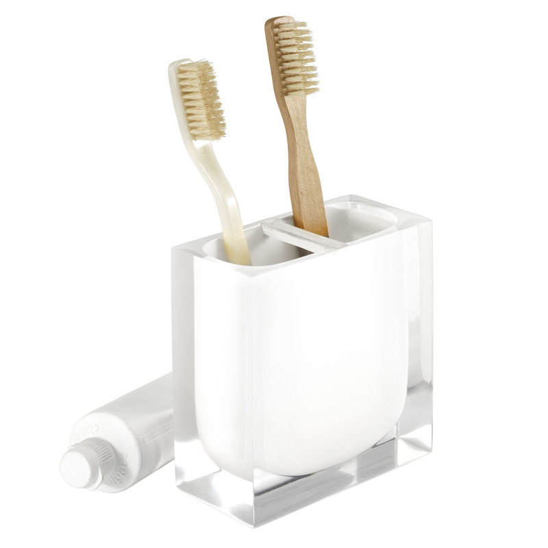 Izod Marina White Toothbrush Holder, White
