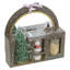 5 Piece Glass Tabletop Tealight Holder Set