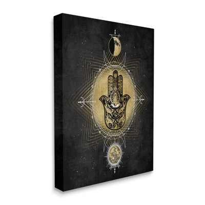 " Geometric Hamsa And Evil Eye Astrological Symbols " by Oliver Jeffries