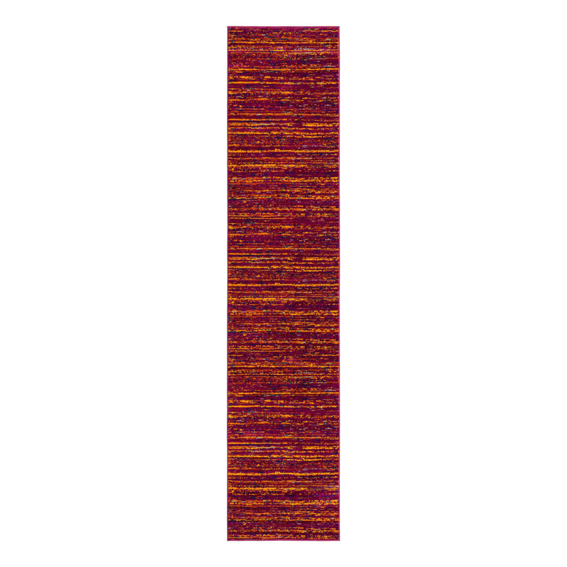 Manlia Abstract Indoor Rug, Runner 2'7" x 12'