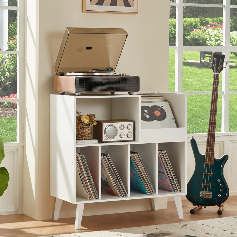 82.6cm H Media Shelves, White