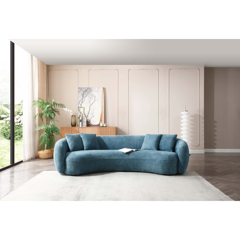 Canapé modulaire 102 pouces 5 places Boucle, Bleu