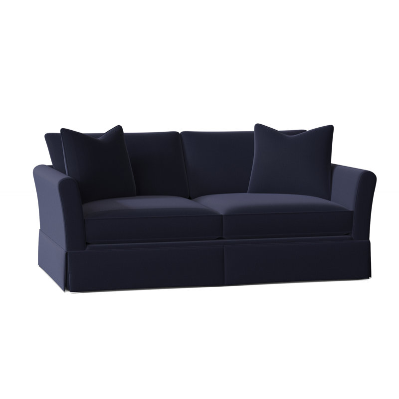 Divan-lit rembourré Shelby, Toile bleu marine Sunbrella®