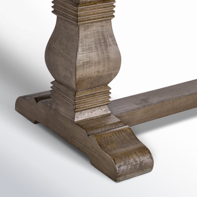 Banc en bois massif Kinston, Brun délavé, H 18 po x l 83 po x P 16 po