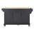 Kitchen Island With Rubber Wood Countertop-474447929