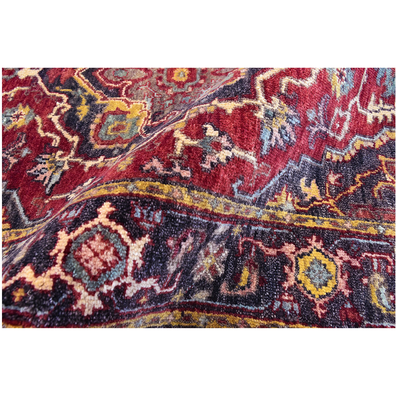 Elegant Wool Oriental Indoor Rug, Rectangle 10' x 10'