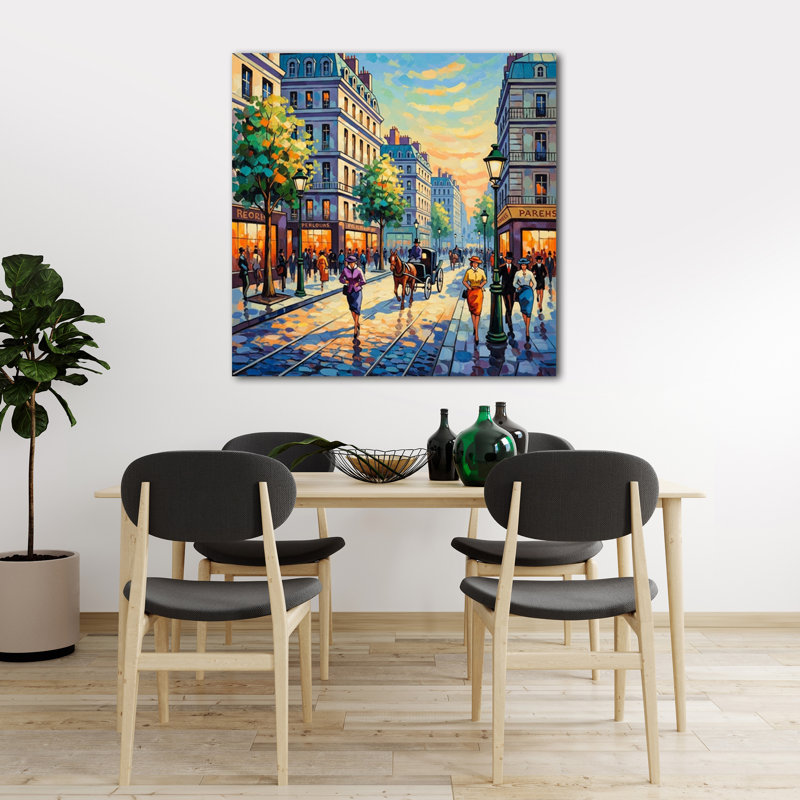 Après-midi à Montmartre, H 24 po x l 24 po