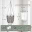 Self Watering Hanging Pots, 2 Pack 5.7 Inch Hanging Planters For Plants Indoor, Outdoor Flower Pots With Drainage Holes And 3 Hooks Chains For Garden Home-721071006