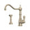 Edwardian Single Handle Kitchen Faucet with Side Spray