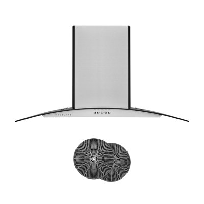 Hotte murale convertible 750 pi³ / min en acier inoxydable