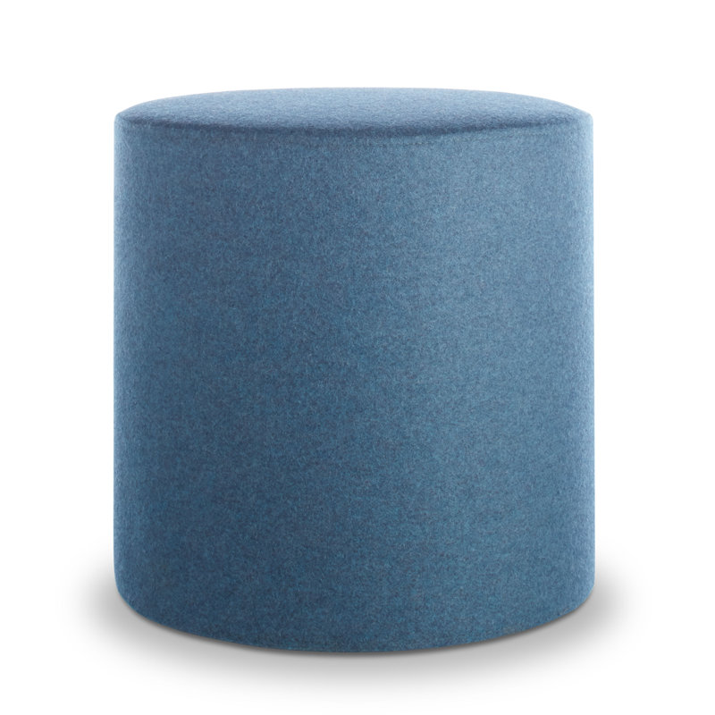 Bumper Round Pouf, Vesper Marine Blue