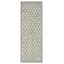 Pavillon de jardin permanent en métal argenté 10 po X 10 pi 3 po Tapis intérieur / extérieur