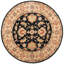 Tapis noir / beige en laine touffeté à la main Cranmore-19260538