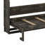Twin Size Murphy Bed, Hidden Wall Bed Cabinet With LED Light-78203078