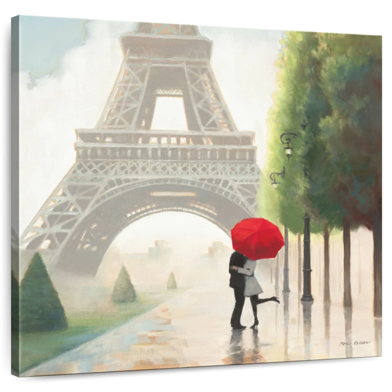 Paris Romance, 10" H x 10" W