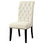Ensemble de 2 chaises d'appoint capitonnées-125441428