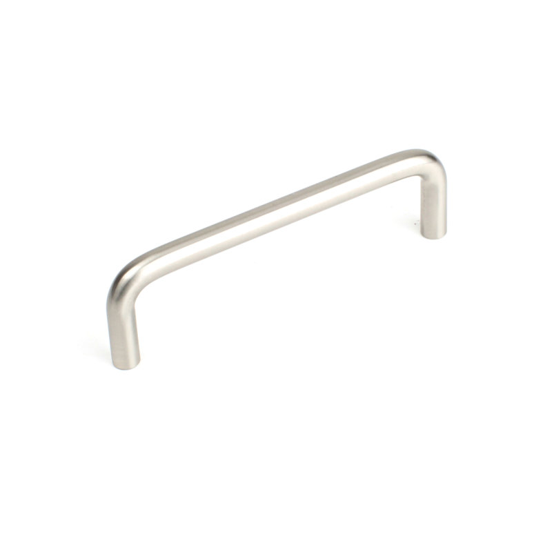 Poignée barre 3 1/2" au centre Builder's, H 1,22 po x l 4,31 po x P 0,31 po, Chrome satiné