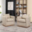 Fauteuil pivotant en cuir véritable Azib-88419620