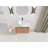 30"Wall-Mounted Bathroom Vanity With Ceramic