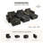 Chenille Oversized Modular Home Theater Sofa Bed Cloud Couch Sectional, Plush Sleeper Sofa With Versatile Console, Convertible Side Table Charging Storage Cup Holder-1229295943