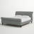Vidette Upholstered Sleigh Bed-9503637-9503636