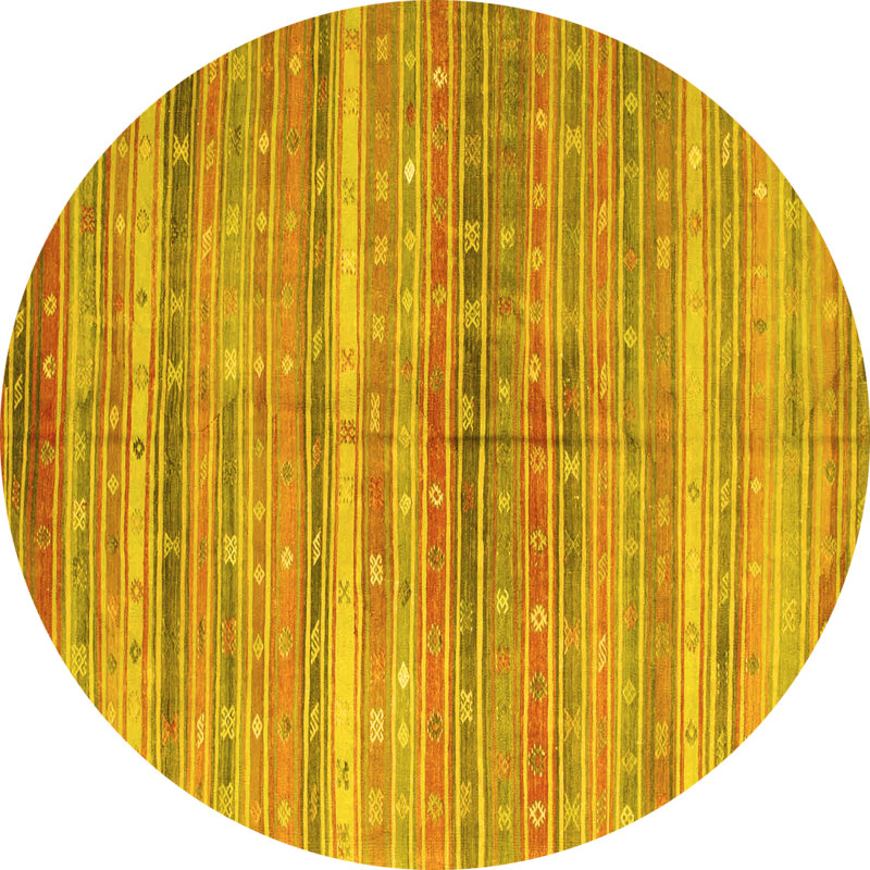 Harminnie Performance Southwestern Indoor Rug, Round 5'