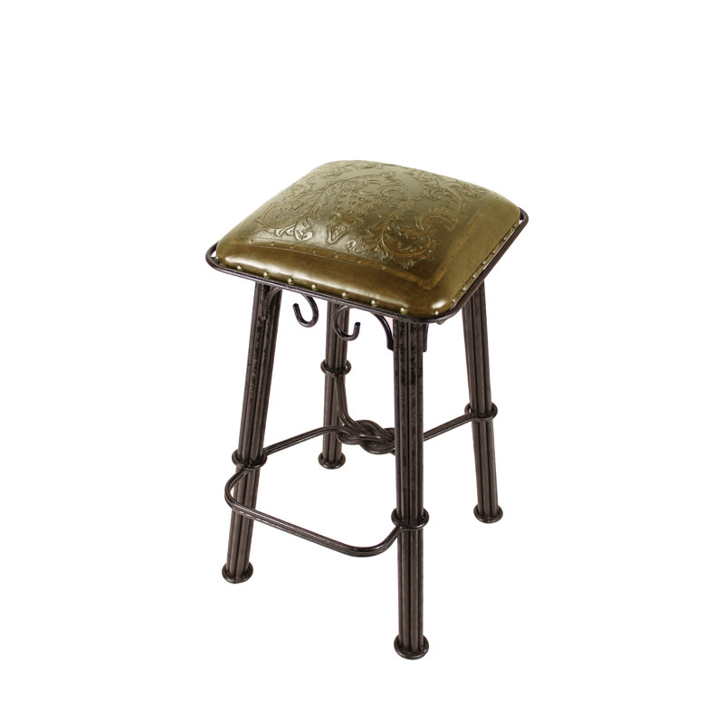 Tabouret en fer massif Keny (30 po), Rustic