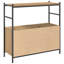 Bookshelf Engineered Wood, Metal Medium Bookshelves-1963394726