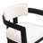 Lyddia 6-Person Dining Table Set With Upholstered Dining Chairs & Fluted Double Pedestal Base-129681402-129681405