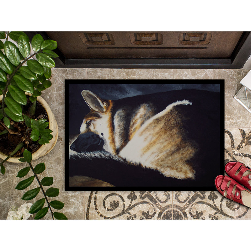 Tapis d'extérieur antidérapant Wauneta Day Dreamer, Rectangle 1 pi 6 po x 2 pi 3 po