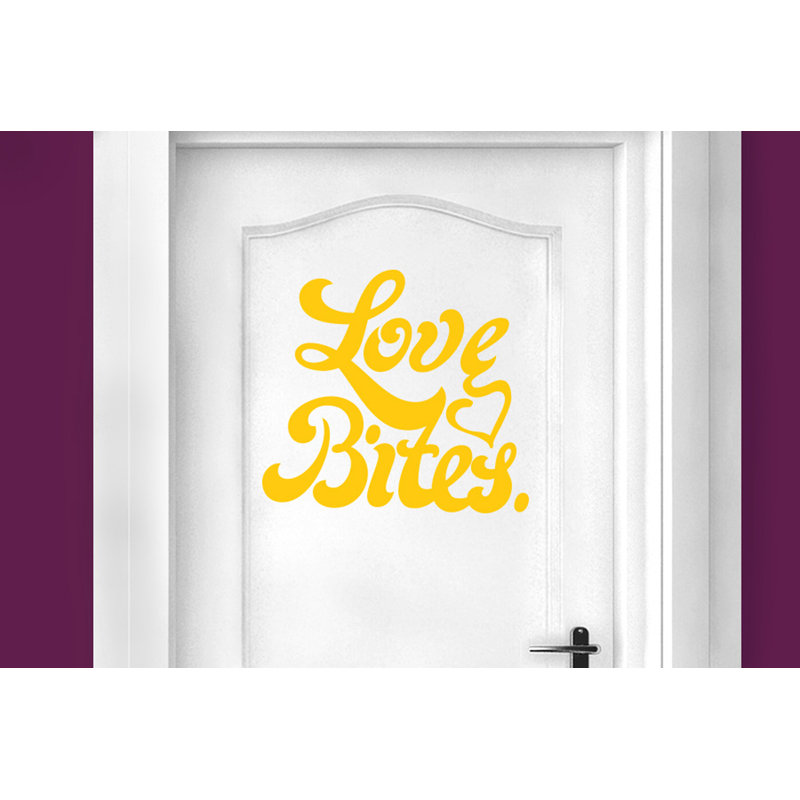 Wall Decal, Dark Yellow