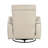 Luxurious Swivel Recliner With Top Grain Leather And High-Density Foam, For Modern Living Rooms-773195927