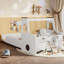 Lit de jeu en forme de voiture pour enfants avec tiroirs de rangement et bureau Playful-1425777500