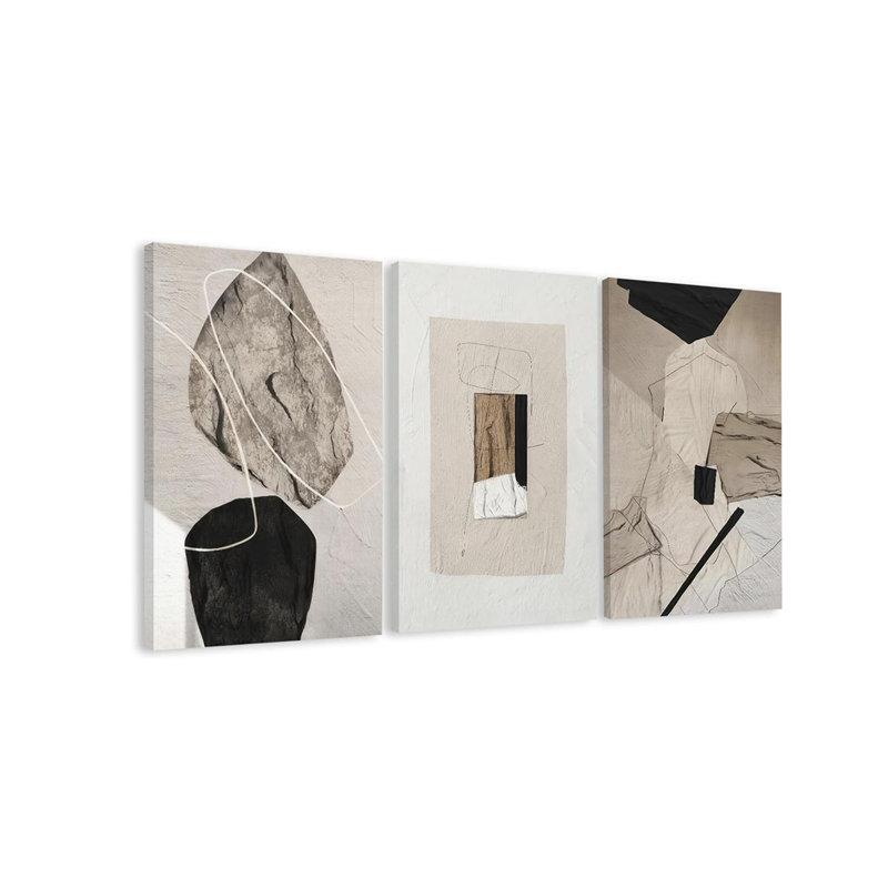 3 Piece Wrapped Canvas Wall Art