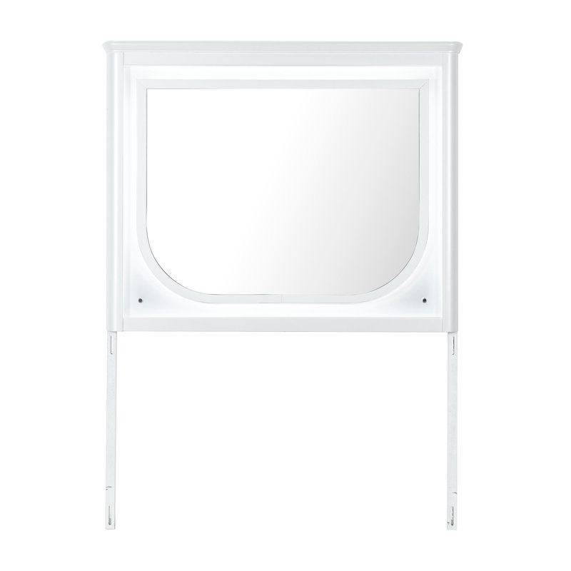 Miroir Brenda avec DEL (miroir inclus seulement), Gris