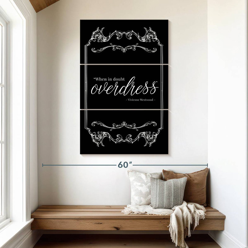 Tergel Overdress Typography, 50" H x 32" W