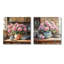 Hortensias à la ferme dans un vase en poterie I - Hortensia - Art mural traditionnel 2 pièces-2106248405-2106248411-2106248408
