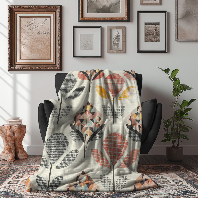 Couverture Earthy Scandinavian Elegance, Grand lit