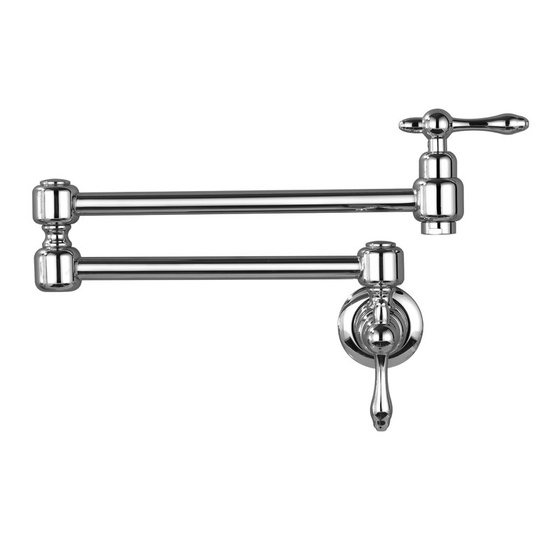 Robinet remplisseur avec accessoires, Chrome poli