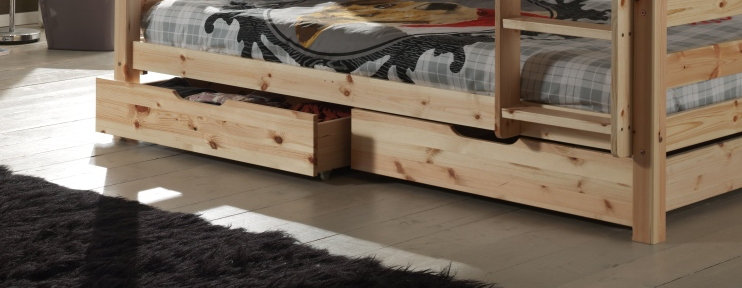 Ethridge Underbed Storage Drawers, Brown