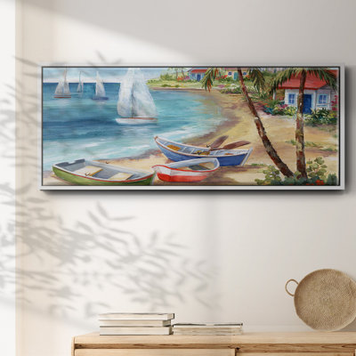 Antiqua Holiday - Reproduction sur toile avec cadre flottant