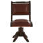 Wadhurst Leather Swivel Slipper Chair